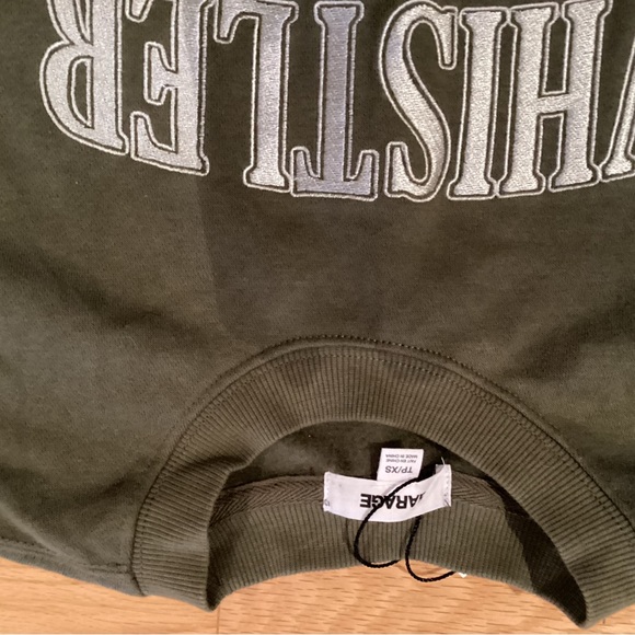 Green Crop Sweatshirt - Picture 3 of 4